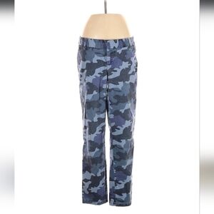 CASLON Blue Camouflage Pants Size 4.  Cotton Twill. Low Rise